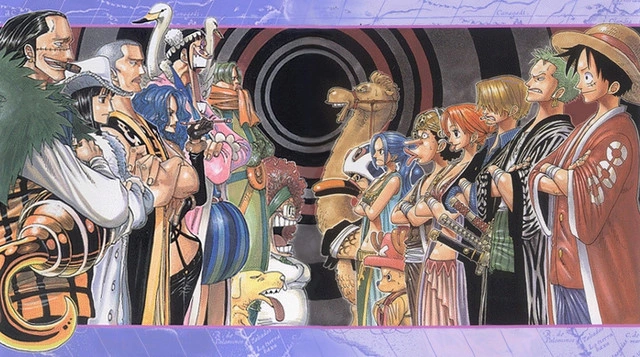 Poster da saga Alabasta do anime One Piece